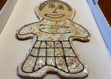  Hindbærsnitte kagemand ca. 10 personer